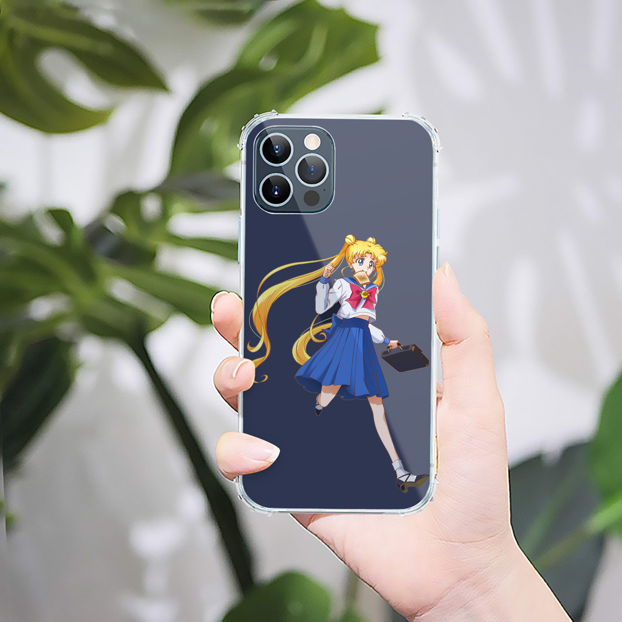 （画像用） 美少女戦士セーラームーン 愛野 美奈子 あいの みなこ Sailor Moon Aino Minako 【iPhone 12シリーズ対応】透明スマホケース（クリアソフトケース）